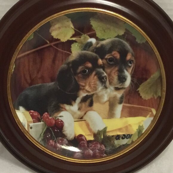 Franklin Mint Vintage Beagles Limited Edition Numbered Collector's Plate - Picture 2 of 7